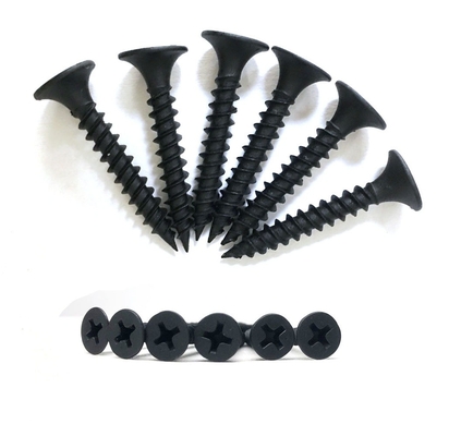 Cabeza de panela galvanizado C1022A hilo fino negro Phillip Bugle Cabeza de auto-taping de pared seca tornillo de hormigón tornillo
