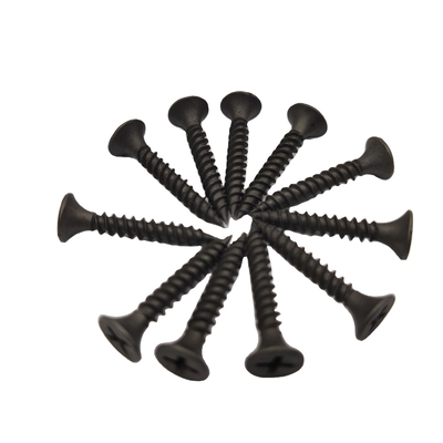 Cabeza de panela galvanizado C1022A hilo fino negro Phillip Bugle Cabeza de auto-taping de pared seca tornillo de hormigón tornillo