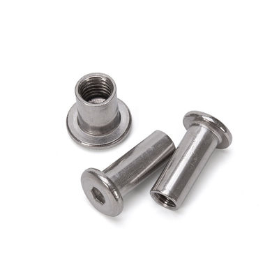 Revestimiento de muebles con revestimiento de zinc Nut de inserción Hex Socket Head Sleeve Nut Barrel Nut para máquinas y equipos mineros