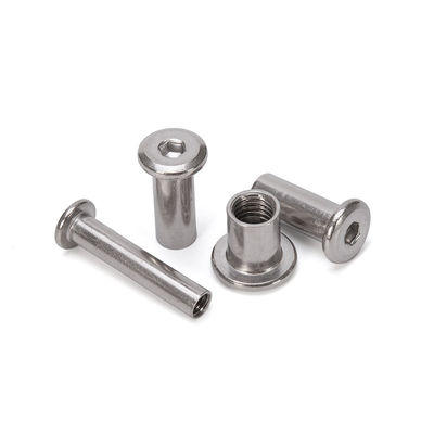 Revestimiento de muebles con revestimiento de zinc Nut de inserción Hex Socket Head Sleeve Nut Barrel Nut para máquinas y equipos mineros
