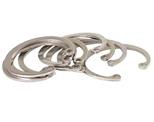 Anillo de retención de acero inoxidable SS304 para dientes exteriores de tipo agujero
