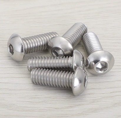 1/4-20 x 3/8 pulgadas de cabeza de botón de conexión de tapa pernos tornillos Allen tornillo métrico