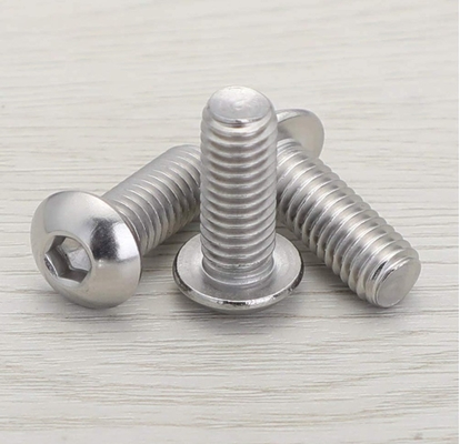 1/4-20 x 3/8 pulgadas de cabeza de botón de conexión de tapa pernos tornillos Allen tornillo métrico