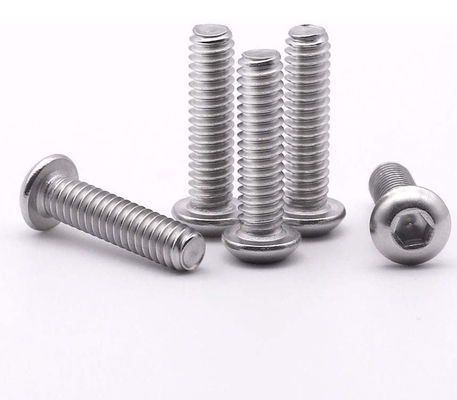 1/4-20 x 3/8 pulgadas de cabeza de botón de conexión de tapa pernos tornillos Allen tornillo métrico