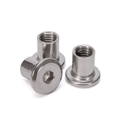 Sistema de medición métrica de la industria pesada Acero inoxidable Acero carbono Muebles de enchufe hexagonal de conexión Insert Nut Sleeve Barrel Nut Muestras libres