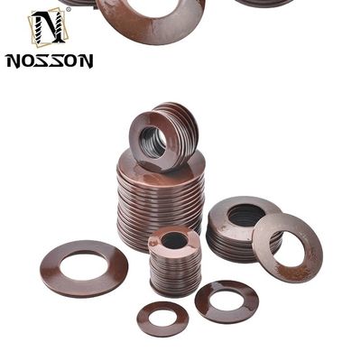 Lavadoras de resorte cónicas estándar de JIS DEN6796 de dientes exteriores de trabajo pesado de enroscamiento Belleville Lavadoras para conexiones atornilladas