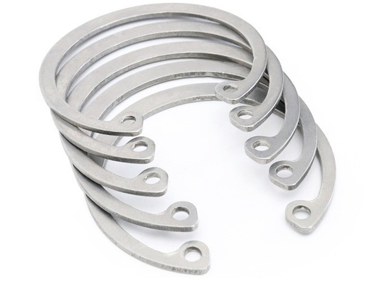 Circuito de acero inoxidable DIN 471 para M3M4M5M6M8M10M12M14M16M240M18M20M22M24M27 Material de bronce Tamaño personalizado Industria pesada