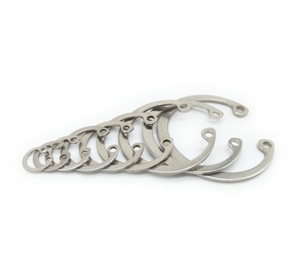 Circuito de acero inoxidable DIN 471 para M3M4M5M6M8M10M12M14M16M240M18M20M22M24M27 Material de bronce Tamaño personalizado Industria pesada