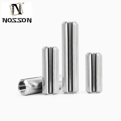 Embalaje personalizado de acero inoxidable DIN1481 Ferro negro oxidante de agujas de resorte con acabado de nitruro de óxido de vapor