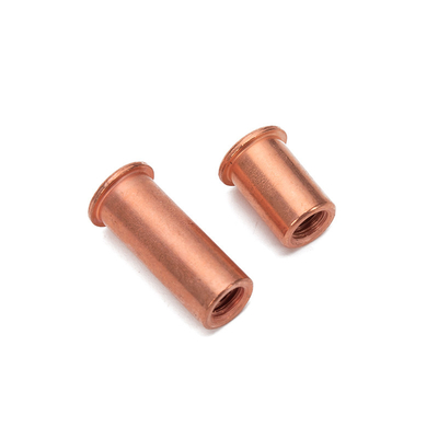 Conexión hecha fácil con nueces de remachado de latón no estándar y nueces de soldadura puntual M2-M35 asequibles con control garantizado