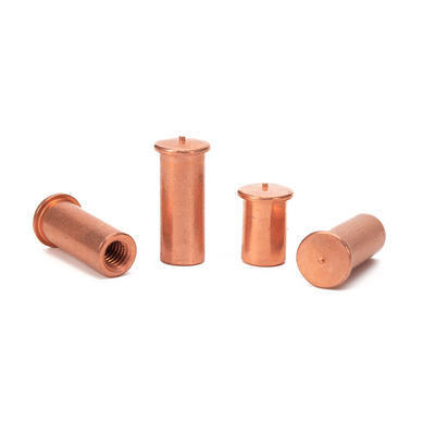 Conexión hecha fácil con nueces de remachado de latón no estándar y nueces de soldadura puntual M2-M35 asequibles con control garantizado