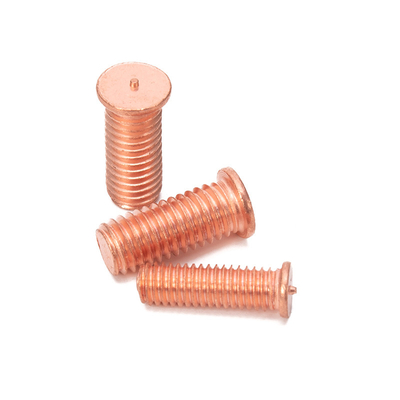 JIS estándar acabado brillante de acero inoxidable de acero carbono punto de soldadura perno de soldadura hilo externo de soldadura tornillo de soldadura para soldadura sin recubrimiento