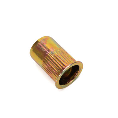 Tratamiento de agua Hardware personalizado Nut de remachado hueco Zinc de revestimiento de color de cerradura de nueces Insertar nueces ciegas estándar DIN con acero inoxidable 304