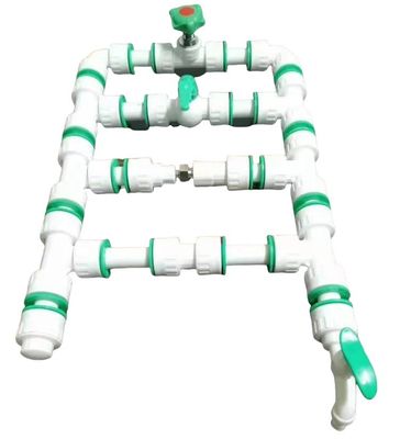 Conector rápido de ajuste de empuje Soporte personalizado para accesorios de agua OEM en tuberías redondas PPR