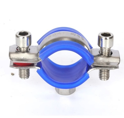 Sistema de medición INCH M5 M6 M8 M10 Abrazadera de tuercas con caucho en material de acero inoxidable