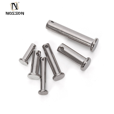 Oxido de vapor de nitruro Finish Custom Clevis Pin con cabeza pequeña y agujero de pin de división de acero inoxidable de retención de resorte R Clip Cotter Pins