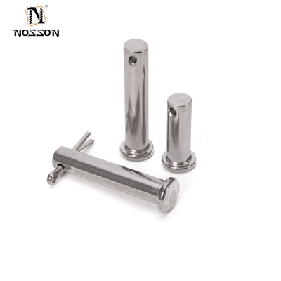 Oxido de vapor de nitruro Finish Custom Clevis Pin con cabeza pequeña y agujero de pin de división de acero inoxidable de retención de resorte R Clip Cotter Pins