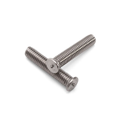 Cerradura de acero inoxidable para fabricación industrial JIS estándar SS304 316 tornillo de soldadura puntual en acabado brillante