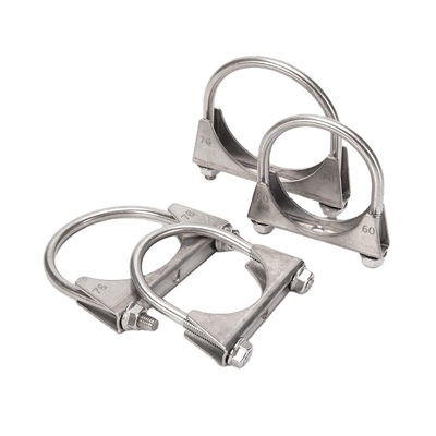 M5 M6 M8 M10 Prendedor métrico estándar de tubos de tornillo en U para amortiguadores de acero galvanizado/inoxidable de hierro en la industria automotriz