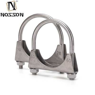 M5 M6 M8 M10 Prendedor métrico estándar de tubos de tornillo en U para amortiguadores de acero galvanizado/inoxidable de hierro en la industria automotriz