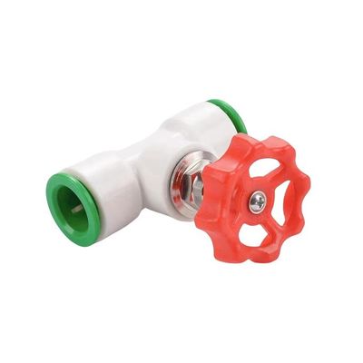 Suministro de agua conveniente con tubos redondos productos de tubería de agua PPR y compresión recta del hilo exterior de ajuste rápido