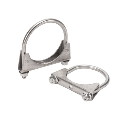 Sistema de medición métrico SS 304 316 430 manguera de sujeción de tornillo U para sujeción de tipo U tubo de escape de amortiguador pequeño de personalización