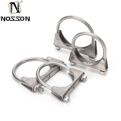 Sistema de medición métrico SS 304 316 430 manguera de sujeción de tornillo U para sujeción de tipo U tubo de escape de amortiguador pequeño de personalización