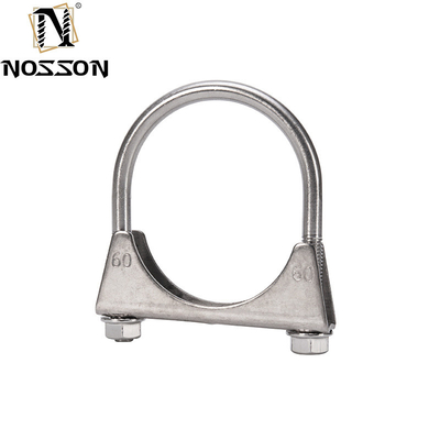 Sistema de medición métrico SS 304 316 430 manguera de sujeción de tornillo U para sujeción de tipo U tubo de escape de amortiguador pequeño de personalización