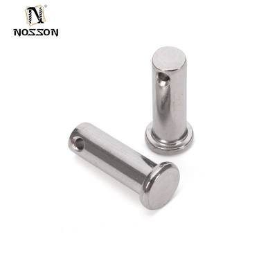 Pinos de Clevis estándar DIN1444 SUS304 de acero inoxidable con cabeza plana Pin de fijación de pines M3 M4 M5 M6 M8 M10