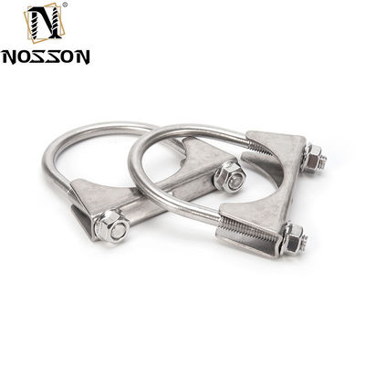 Sistema de medición INCH ANSI/ASME Estándar U Bolto de acero al carbono Prendedores de tubos de amortiguación de escape de acero para automóviles M5 M6 M8 M10