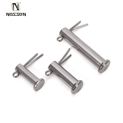 TiCN Finish Pin Shaft de acero inoxidable con cabeza plana pin de posicionamiento cilíndrico perforado para una alineación precisa