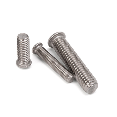 JIS estándar de acero inoxidable 303 304 para tornillos de rodillos de soldadura automática con recubrimiento de aluminio sin recubrimiento y acabado brillante