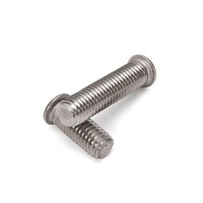 JIS estándar de acero inoxidable 303 304 para tornillos de rodillos de soldadura automática con recubrimiento de aluminio sin recubrimiento y acabado brillante