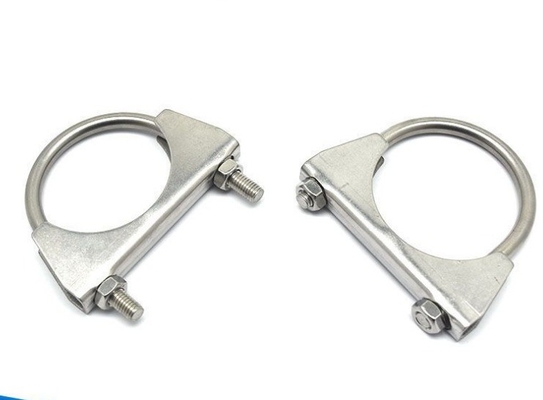 Sistema de escape de acero inoxidable U Bolt Muffler Clamp con sistema de medición métrica estándar y estándar