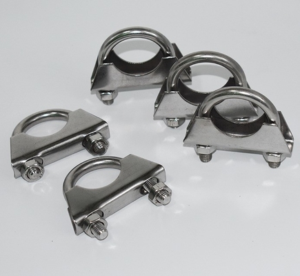 Sistema de escape de acero inoxidable U Bolt Muffler Clamp con sistema de medición métrica estándar y estándar