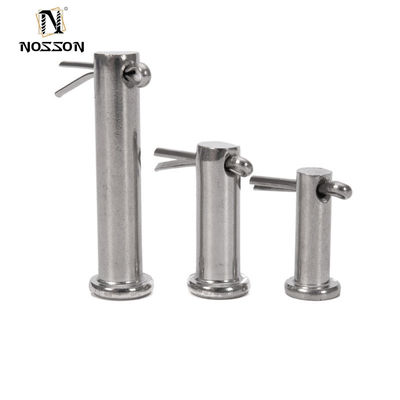 304 316 A2 A4 Acero inoxidable de cabeza plana Cerradura de seguridad Clavis pines para equipos de procesamiento de alimentos acabado brillante sin recubrimiento