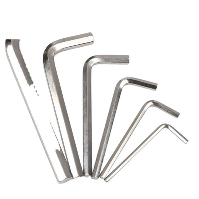 Conjunto de llaves hexadecimales duraderas en forma de L de acero al carbono 3 mm 4 mm 5 mm 6 mm Clave Allen de grado industrial Capacidad de torque máximo 2000 lb-ft