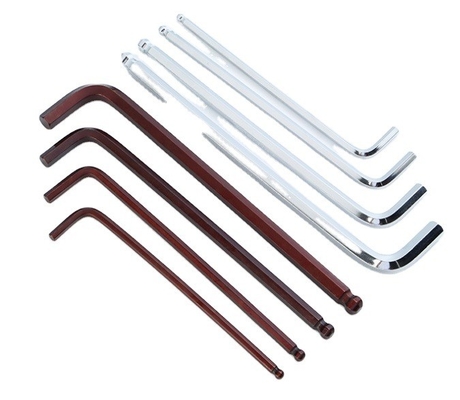 Clave hexadecimal Allen con cromo Z y L 1.5mm 2mm 2.5mm 3mm 4mm 5mm 6mm 8mm 10mm para soporte OBM Taily OEM Plata