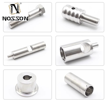Bushing de acero inoxidable de latón de aluminio de plástico de precisión de fresado CNC personalizado de piezas de mecanizado de giro con código de cabeza cuadrada