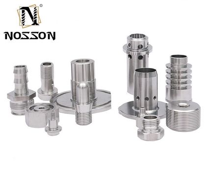 Servicio de mecanizado de torneado de trenzado CNC de 5 ejes para prototipo de acero inoxidable metálico y pieza de aluminio