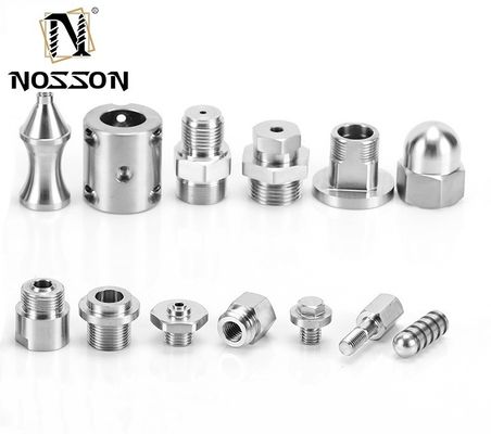 Servicio de mecanizado de torneado de trenzado CNC de 5 ejes para prototipo de acero inoxidable metálico y pieza de aluminio