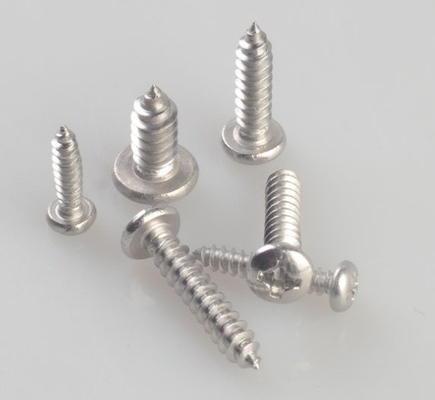 17*10*2.3 Conjunto combinado de tuercas de tornillo 380pcs de acero inoxidable 304 din7981 cabeza de panela cruzada / cabeza redonda con autoapertura m3m4m5 Kit de selección