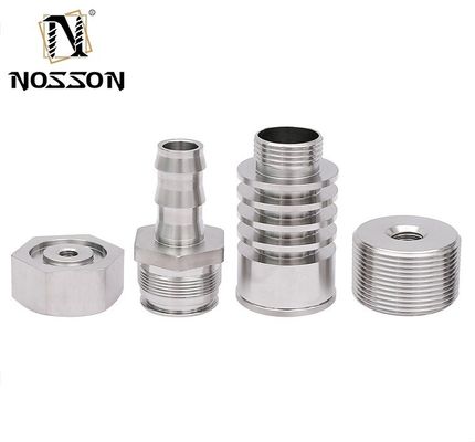 Mecanizado de metal CNC de alta precisión a medida 5 Ejes Acero inoxidable Latón Aluminio Titanio Piezas de torneado con soporte OEM en negro