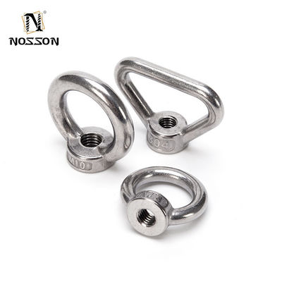Nido grueso M10 M12 SS316 304 Triángulo de la nuca del arco redondo anillo de elevación de la nuca del ojo para el cable de acero al carbono profesional