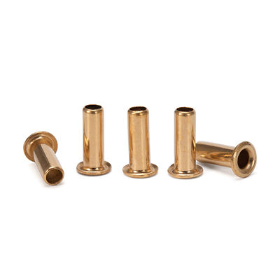 Los requisitos de personalización no miran más allá de los remaches de aluminio de latón de acabado brillante estándar ISO