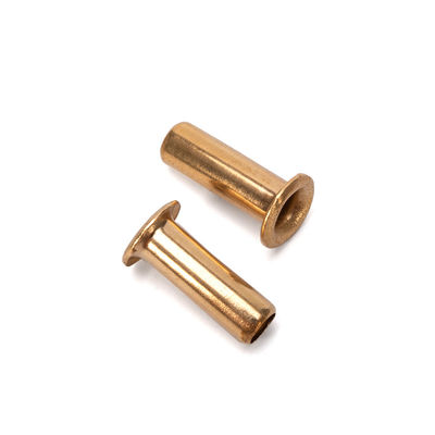 Los requisitos de personalización no miran más allá de los remaches de aluminio de latón de acabado brillante estándar ISO