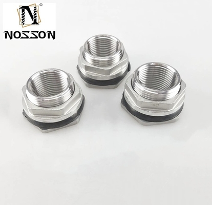 Conector de tanque de agua de cobre con conexión igual de pezones 1/2&quot; 3/4&quot; 1&quot; tubo de latón masculino con llave suelta