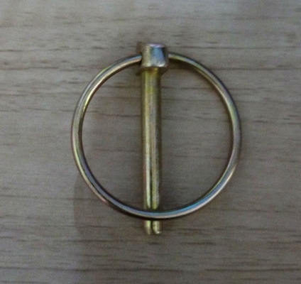 Acero inoxidable 201/304/316 resistente a la corrosión redondo cuadrado de liberación rápida de alambre cerradura pin linch pin con acabado de zinc
