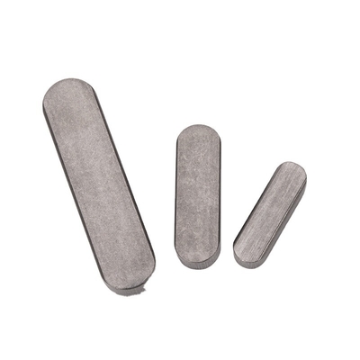 Acero inoxidable galvanizado DIN 6885 Tipo A B C 304 316 Claves planas para el sistema de medición métrica m3 m4 m5 m6 m8 m10 m12