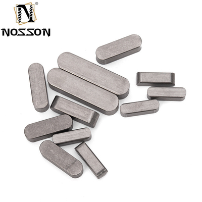 30mm35mm40mm50mm acabado galvanizado Din6885 Pin de acero inoxidable paralelo llave de eje plano para equipos de embalaje
